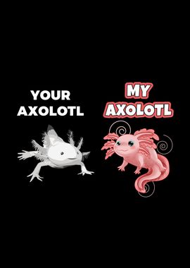 Axolotl kawaii Funny