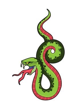 Tattoo Flash Snake