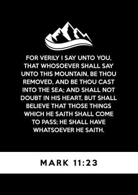 Mark 11 23