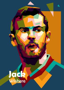 Jack wilshere in wpap art