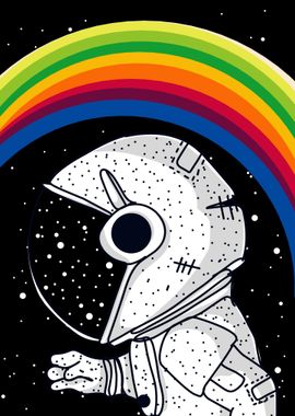 rainbow space universe