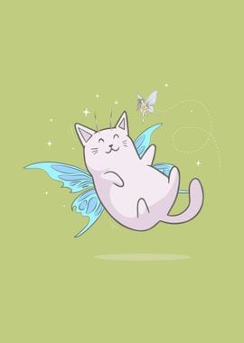 Fairycore Fairy Kawaii Cat