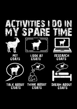 Goats spare time activity