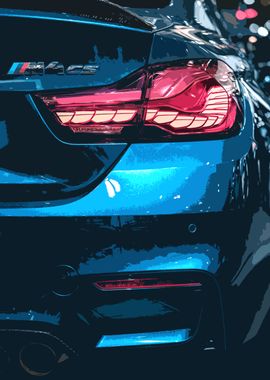 BMW Poster Extra Large Wall Art BMW Print, BMW Wall Decor Auto Wall Art  Supercar Wall Decor 