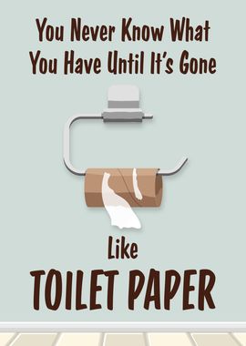 Funny Toilet Paper Gone