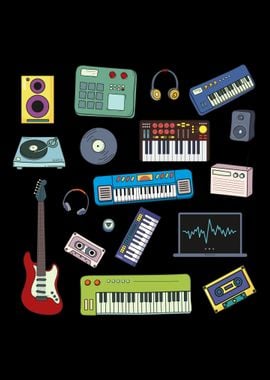 Synthesizer Guitar Music