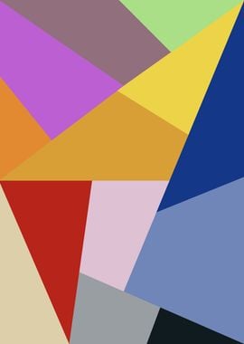 70s Abstract Triangles