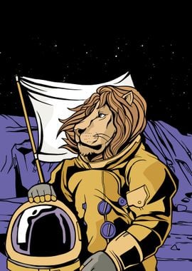 Astronaut lion