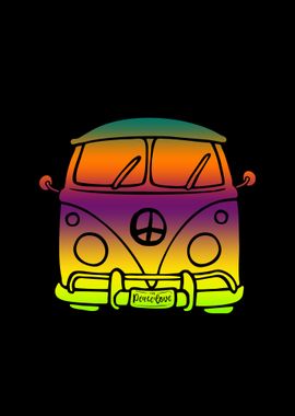 Hippie van