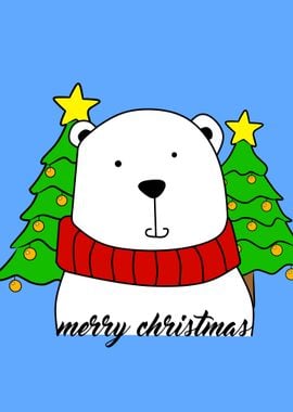 cute bears christmas