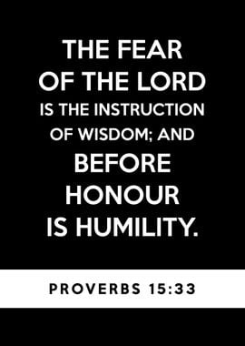 Proverbs 15 33