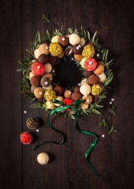 Truffles Christmas Wreath