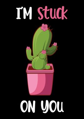 Cactus Stuck Funny Boyfrie