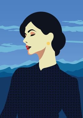 Retro Woman Art 6