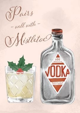 Mistletoe vodka