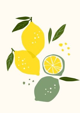 Lemon Kitchen wall decor