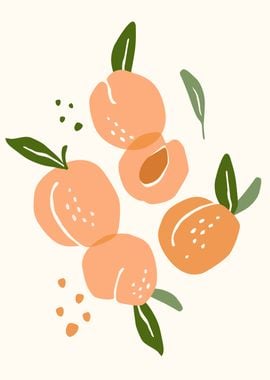 Peach Fruit Wall decor 