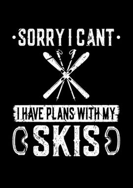 Skier Plans With My Ski