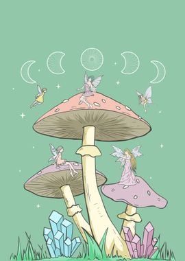 Fairycore Fairy Mushrooms