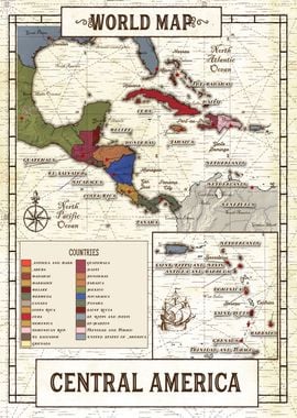 Map Of Central America