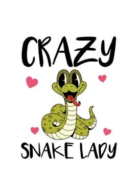 Crazy Snake Lady Gift Idea