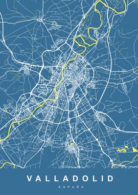 VALLADOLID Map SPAIN