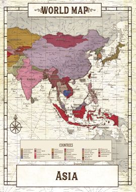 Map Of Asia