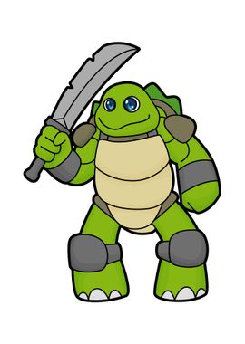 Turtle Warrior Sword