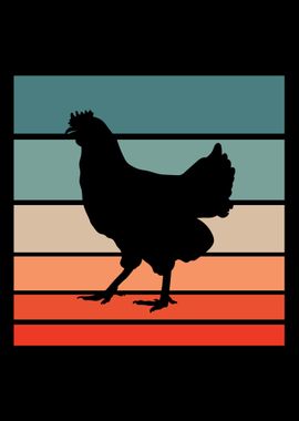 Chicken Retro Vintage