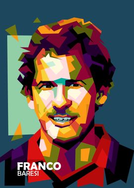 Franco Baresi WPAP ART