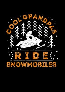 Snowmobiling Grandpa