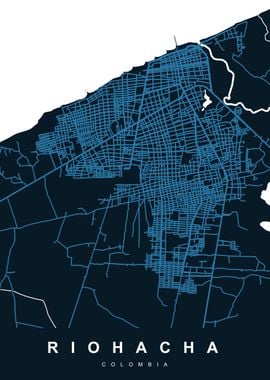 RIOHACHA Map Colombia