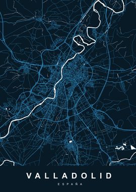 VALLADOLID Map SPAIN