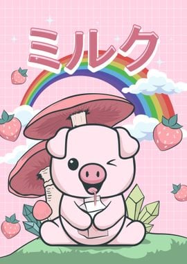 Cute Kawaii Pig