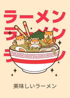 Funny Cats in Ramen Soup