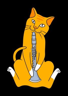 Clarinet Cat