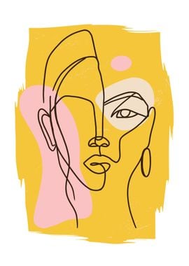 Woman abstract 