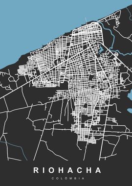 RIOHACHA Map COLOMBIA