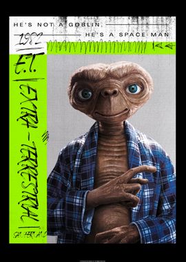 E.T. wearing a shirt