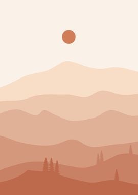 Nature minimalist poster