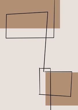 Abstract Rectangles Lines