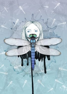   The dragonfly of silence