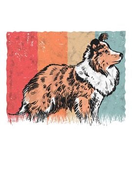 Sheltie Retro Sheepdog