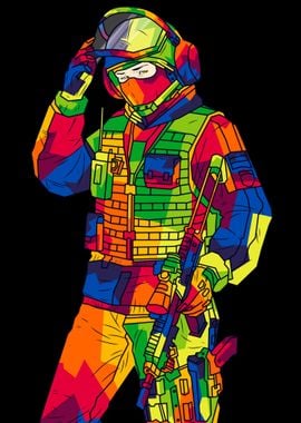 games military popart