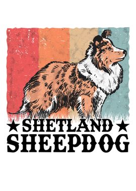 Sheltie Retro Sheepdog