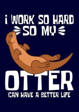 Funny Otter Sea Otter Life