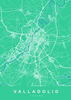 VALLADOLID Map SPAIN