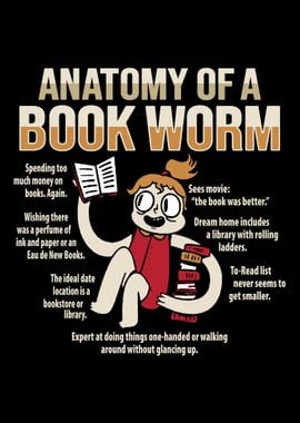 Bookworm Bibliophile Book