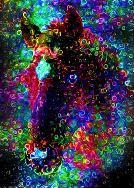 Horse Space Bubbles