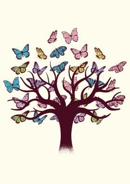 Butterfly Tree Nature